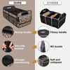 Picture of Car Trunk Organzier for suv,Car Organziers and Storage with 6 Big Pocket,Car Accessories for Women/Men 70L Waterproof Polyester Trunk Organzier for Car/SUV/Minivan/Truck(Large, Leopard print)