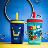 Picture of Zak Designs Sonic the Hedgehog Kelso Toddler Cups For Travel or At Home, 15oz 2-Pack Durable Plastic Sippy Cups With Leak-Proof Design is Perfect For Kids (Sonic)