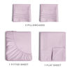 Picture of Queen Size Sheet Set - Breathable & Cooling Hotel Luxury Bed Sheets - Extra Soft - Deep Pockets - Easy Fit - 4 Piece Set - Wrinkle Free - Comfy - Light Lavender