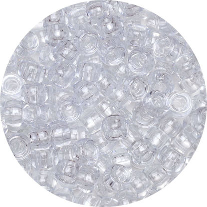 Picture of Eppingwin Beads and Bead assortments (1000 Pony Beads-Clear Transparent)…