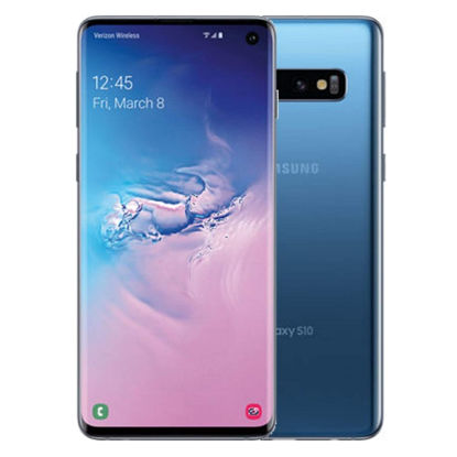 Picture of Samsung Galaxy S10, 512GB, Prism Blue - AT&T (Renewed)