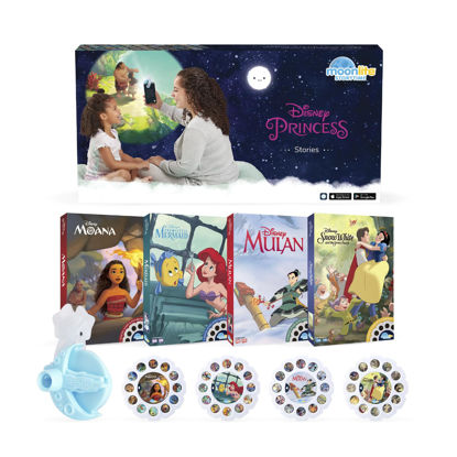 Picture of Moonlite Storytime Mini Projector with 4 Disney Princess Stories, A Magical Way to Read Together, Digital Storybooks, Fun Sound Effects, Learning Gifts for Kids Ages 1 and Up