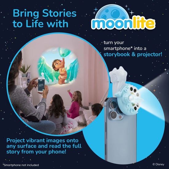 GetUSCart- Moonlite Storytime Mini Projector with 4 Disney Princess ...