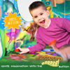 Picture of W&O Dino Paradise Play Tent with Roar Button - Epic Dinosaur Tent - Kids Tent Indoor & Outdoor - Dinosaur Toys for Kids - Tent for Kids - Kids Play Tent - Pop Up Tents for Kids - Kid Tent Indoor