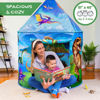 Picture of W&O Dino Paradise Play Tent with Roar Button - Epic Dinosaur Tent - Kids Tent Indoor & Outdoor - Dinosaur Toys for Kids - Tent for Kids - Kids Play Tent - Pop Up Tents for Kids - Kid Tent Indoor