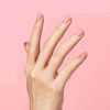 Picture of KISS imPRESS Color Polish-Free Solid Color Press-On Nails, PureFit Technology, Short Length, Pretty Pink', Includes Prep Pad, Mini Nail File, Cuticle Stick and 30 Fake Nails