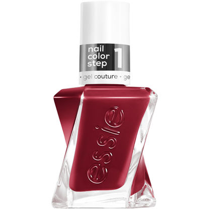 Picture of Essie gel couture, Long-Lasting Nail Polish, 8-free Vegan, Fashion Freedom, Red, Put In The Patchwork, 0.46 fl oz