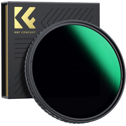 Picture of K&F Concept 43mm Variable ND Lens Filter ND8-ND128 (3-7 Stop) Waterproof VND Filter with 28 Multi-Coatings for Camera Lens (Nano-X Series)