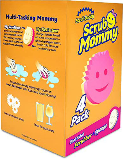 Scrub Mommy Dye Free Dual Sided Scrubber and Sponge - World Market