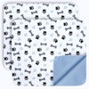 Picture of GREEN LIFESTYLE Washable Underpads 6 Pack - Large Pee Pads for Dogs 30" x 34", Machine Washable Reusable Puppy Pads, Waterproof Pet Training Pad, Dog Pee Pad, Anti-Slip Backing (Pack of 6 - 30x34)