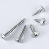 Picture of (300 pcs)#8×3/4" Phillips Truss Head Wood Screws Stainless Steel 410 Quick Metal Self Tapping