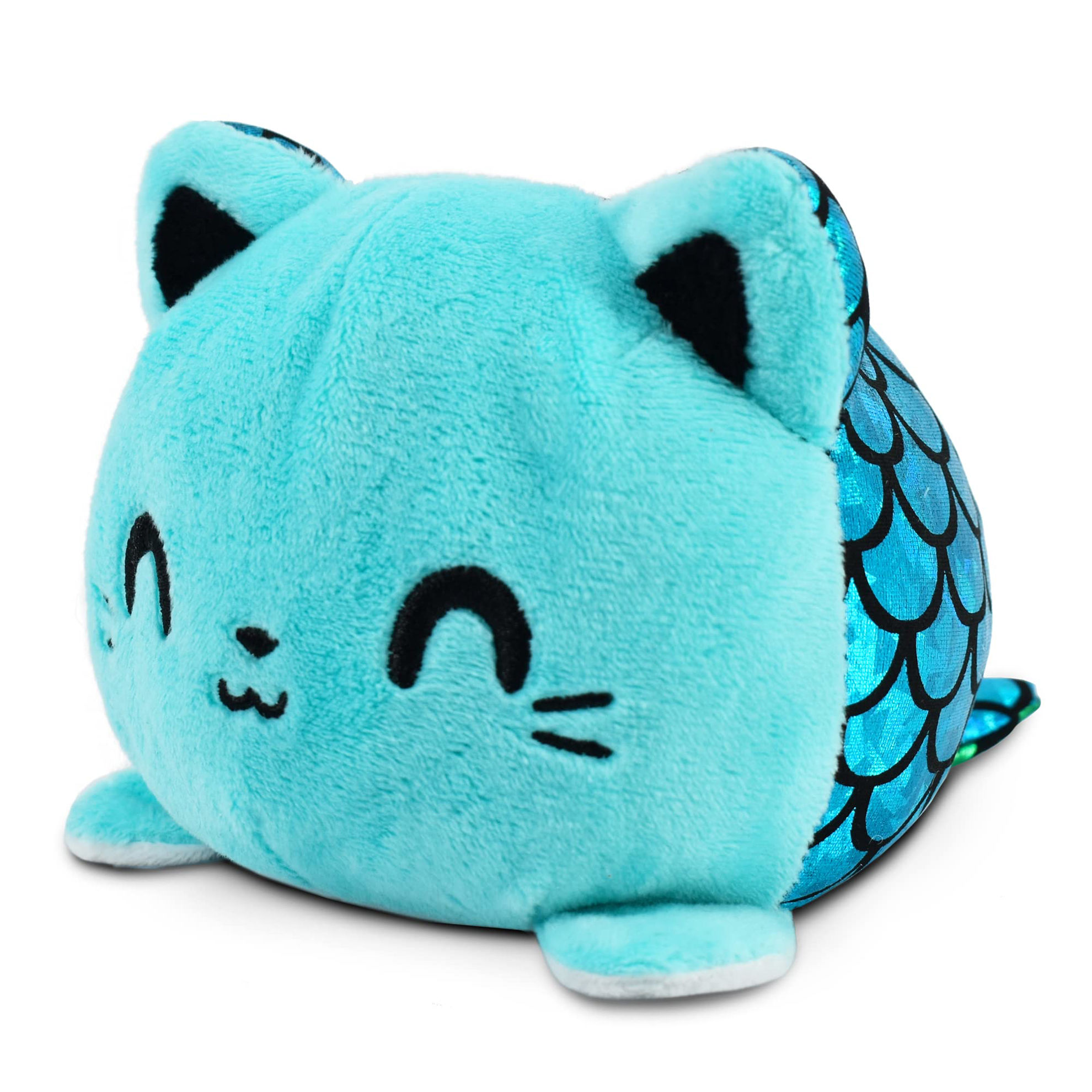 GetUSCart TeeTurtle The Original Reversible Cat Plushie Mermaid