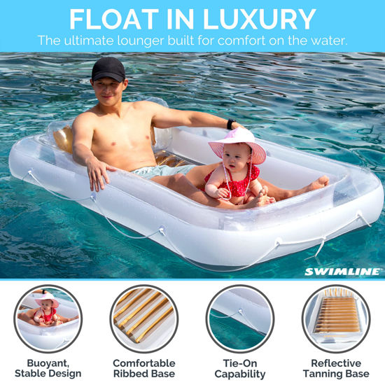 GetUSCart- SWIMLINE Original Suntan Tub Luxe Edition Inflatable ...