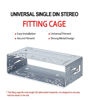 Picture of SIZHILE Universal Single Din 1 Din Stereo Radio Replacement Fitting Cage Kit Installation