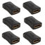 Picture of HDMI Female to HDMI Female Coupler Connector Pack 6pcs Adapter Extender F/F High Speed
