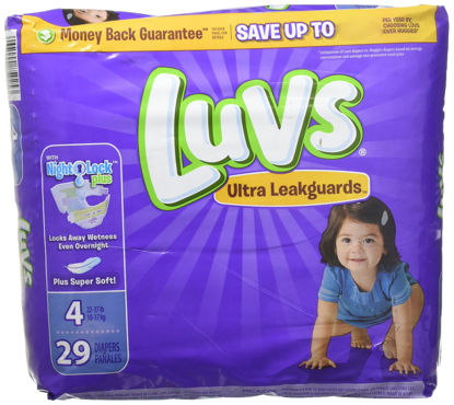 Picture of Luvs with Ultra Leakguards, Size 4 Diapers, 29 ea