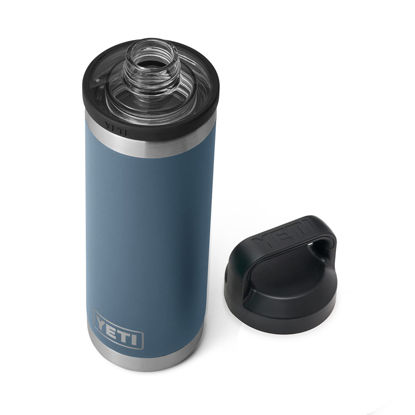 Picture of YETI Rambler 18 oz Bottle, Vacuum Insulated, Stainless Steel with Chug Cap, Nordic Blue