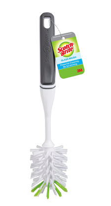 Picture of Scotch-Brite Glass and Water Bottle Brush, Long-Lasting Bristles, Safe On Multiple Types Of Water Bottles, Baby Bottles, Vases, And More