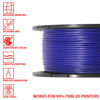 Picture of PLA 3D Printer Filament, XYZPrinting PLA Filament 1.75mm, Dimensional Accuracy +/- 0.02mm, 1 KG Spool (2.2lbs), 1.75mm, PLA Blue