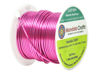 Picture of Mandala Crafts Anodized Aluminum Wire for Sculpting, Armature, Jewelry Making, Gem Metal Wrap, Garden, Colored and Soft, 1 Roll(14 Gauge, Hot Pink)