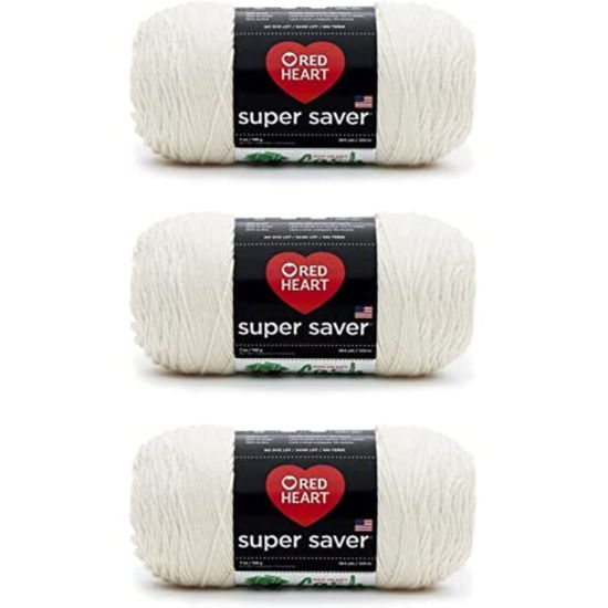 Picture of Red Heart Super Saver Yarn, 3 Pack, Aran 3 Count