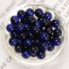 Picture of NCB 100PCS 8mm Natural Sapphire Tiger's Eye Beads Gemstone Round Loose Stone Beads Spacer Beads for Jewelry Making with Crystal Stretch Cord (Sapphire Tiger's Eye, 8mm 100Beads)