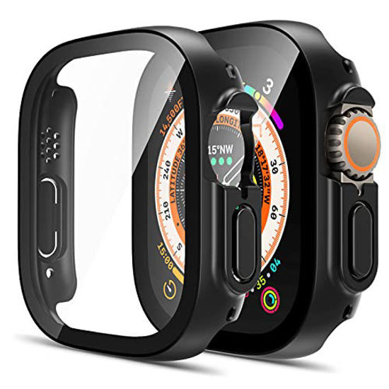 GetUSCart TAURI 2 Pack Hard Case Designed for Apple Watch Ultra