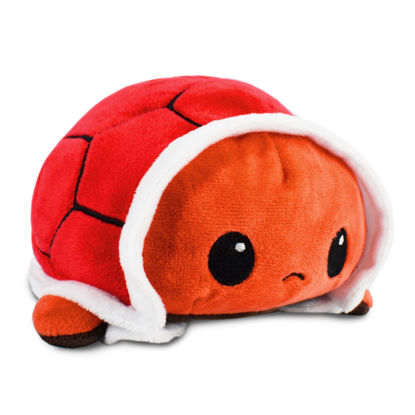 Picture of TeeTurtle | The Original Reversible Turtle Plushie | Patented Design | Sensory Fidget Toy for Stress Relief | Tabletop Games | Happy + Angry | Show Your Mood Without Saying a Word!