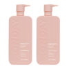 Picture of MONDAY HAIRCARE Smooth Shampoo + Conditioner Bathroom Set (2 Pack) 30oz Each for Frizzy, Coarse, and Curly Hair, Made from Coconut Oil, Shea Butter, & Vitamin E, 100% Recyclable Bottles