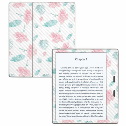 Picture of MightySkins Carbon Fiber Skin for Amazon Kindle Oasis 7" (9th Gen) - Paper Flowers | Protective, Durable Textured Carbon Fiber Finish | Easy to Apply, Remove, and Change Styles | Made in The USA