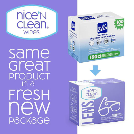 GetUSCart- Nice 'n Clean SmudgeGuard Lens Cleaning Wipes (100 Total ...