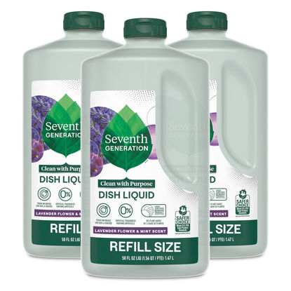 Picture of Seventh Generation Hand Dish Wash Refill, Lavender Floral & Mint, 3pk 50z