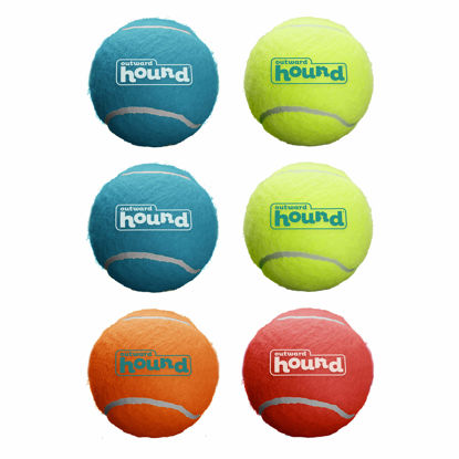 Picture of Outward Hound Squeaker Ballz Fetch Dog Toy, Medium, 6-Pack