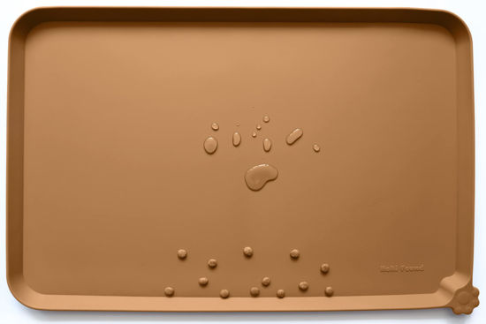 GetUSCart Hoki Found Silicone Pet Food Mats Tray High Lips Pet