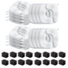 Picture of Veken Original Design 32 Pack Replacement Filters & Sponges Set for 67oz, 95oz, 135oz Automatic Pet Fountain Cat Water Fountain Dog Water Dispenser