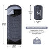 Picture of oaskys Camping Sleeping Bag - 3 Season Warm & Cool Weather - Summer Spring Fall Lightweight Waterproof for Adults Kids - Camping Gear Equipment, Traveling, and Outdoors