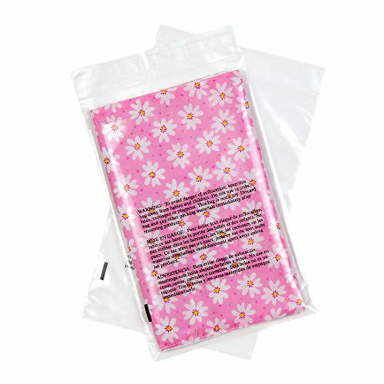Picture of Poly Bags 5x7" - Extra Strong Seal - Poly Bags with Suffocation Warning - 200 Pack - 5x7 Clear Bags - 5x7 Poly Bags - Retail Supply Co