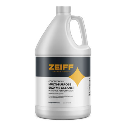 Picture of Zeiff Pro-Grade Multi-Purpose Probiotic Enzyme Cleaner - Powerful Cleaning & Odor Eliminating Formula For Professional & Home Surfaces - 1 Gallon - Fragrance Free