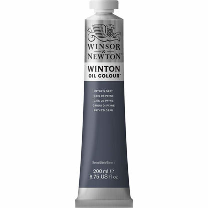 Picture of Winsor & Newton Winton Oil Color, 200ml (6.75-oz) Tube, Payne's Gray