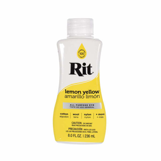 GetUSCart Rit Dye Liquid Wide Selection of Colors 8 Oz. (Lemon Yellow)