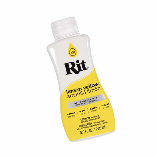 GetUSCart Rit Dye Liquid Wide Selection of Colors 8 Oz. (Lemon Yellow)
