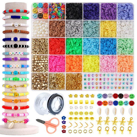 Dress My Crafts Round Letter Beads 50/Pkg-Assorted Colors, 50/Pkg