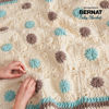 Picture of Bernat Baby Blanket BB Little Petunias Yarn - 1 Pack of 10.5oz/300g - Polyester - #6 Super Bulky - 220 Yards - Knitting/Crochet