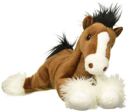 Picture of Aurora® Adorable Flopsie™ Captain™ Stuffed Animal - Playful Ease - Timeless Companions - Brown 12 Inches