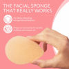 Picture of 10 Pack Facial Sponge for Daily Cleansing and Gentle Exfoliating - Buff Puff Style Exfoliating Pads for Removing Dead Skin, Dirt and Makeup - Reusable Puf, Made in The USA