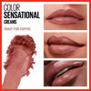 Picture of Maybelline New York Color Sensational Lipstick, Lip Makeup, Cream Finish, Hydrating Lipstick, Crazy for Coffee, Nude Pink,1 Count