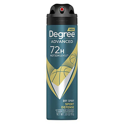 Picture of Degree Men Advanced Antiperspirant Deodorant Dry Spray Sport Defense 72-Hour Sweat and Odor Protection Deodorant For Men With MotionSense® Technology 3.8 oz