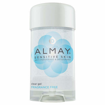 Picture of Almay Clear Gel, Anti-Perspirant & Deodorant, Fragrance Free, 2.25-Ounce Stick (Pack of 12)