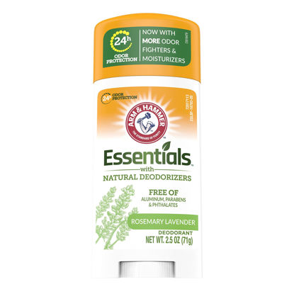 Picture of ARM & HAMMER Essentials Deodorant with Natural Deodorizers, Rosemary Lavender, 2.5 OZ (Pack of 8)