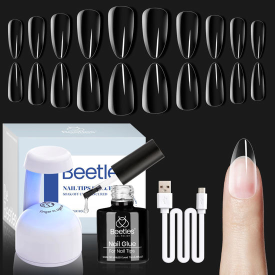 Buy Lick Acrylic Nails Set Reusable Artificial Fake/False Press on Nails  Extension Kit - 28 Pieces Online In India At Discounted Prices